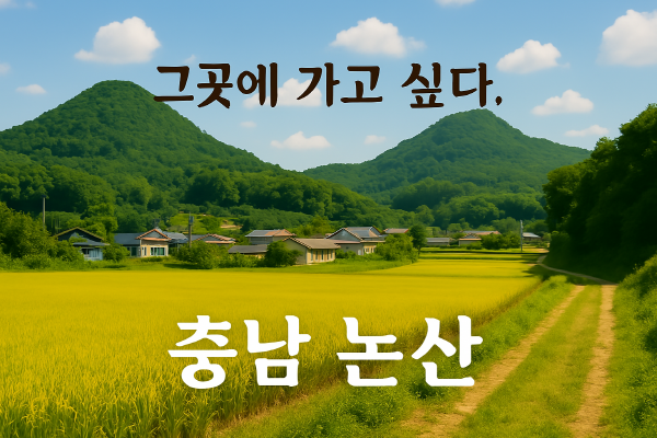 그 곳에 가고 싶다. 충남 논산