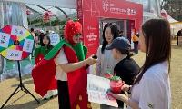 달콤한 딸기와 건강도 함께 챙겨요! 논산딸기축제장서 건강생활실천 캠페인 진행